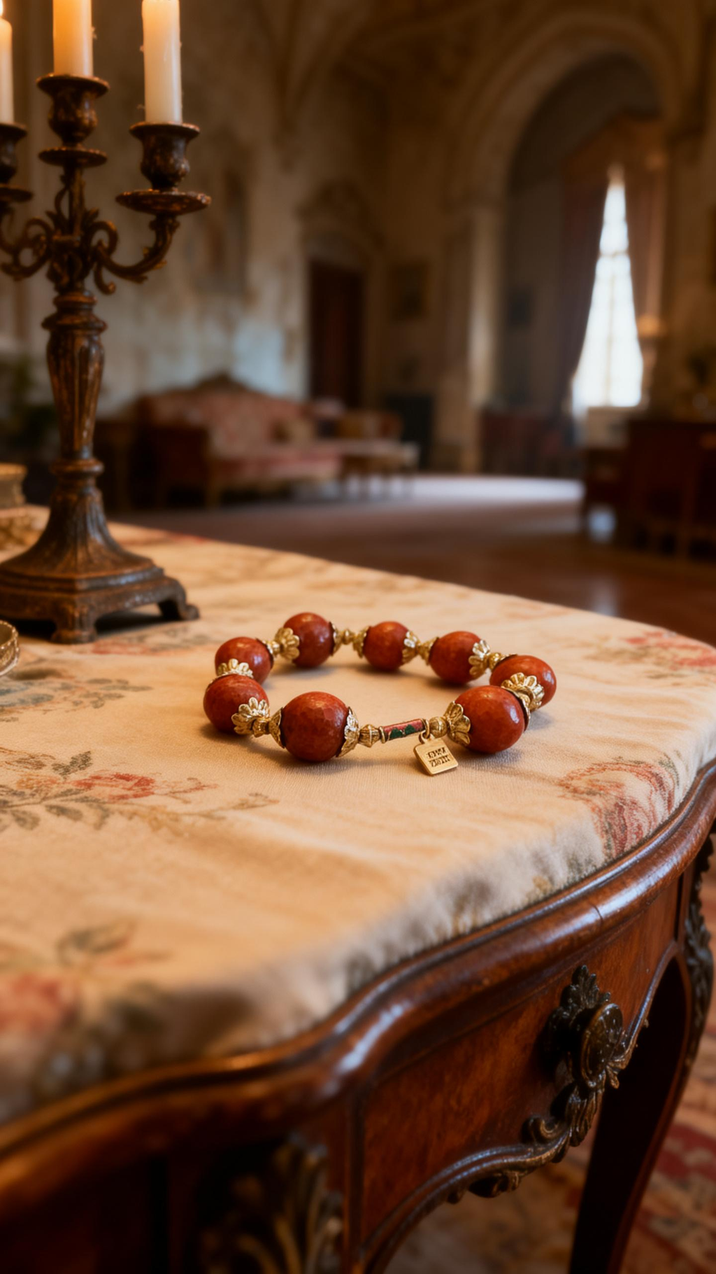 Vermilion bracelet