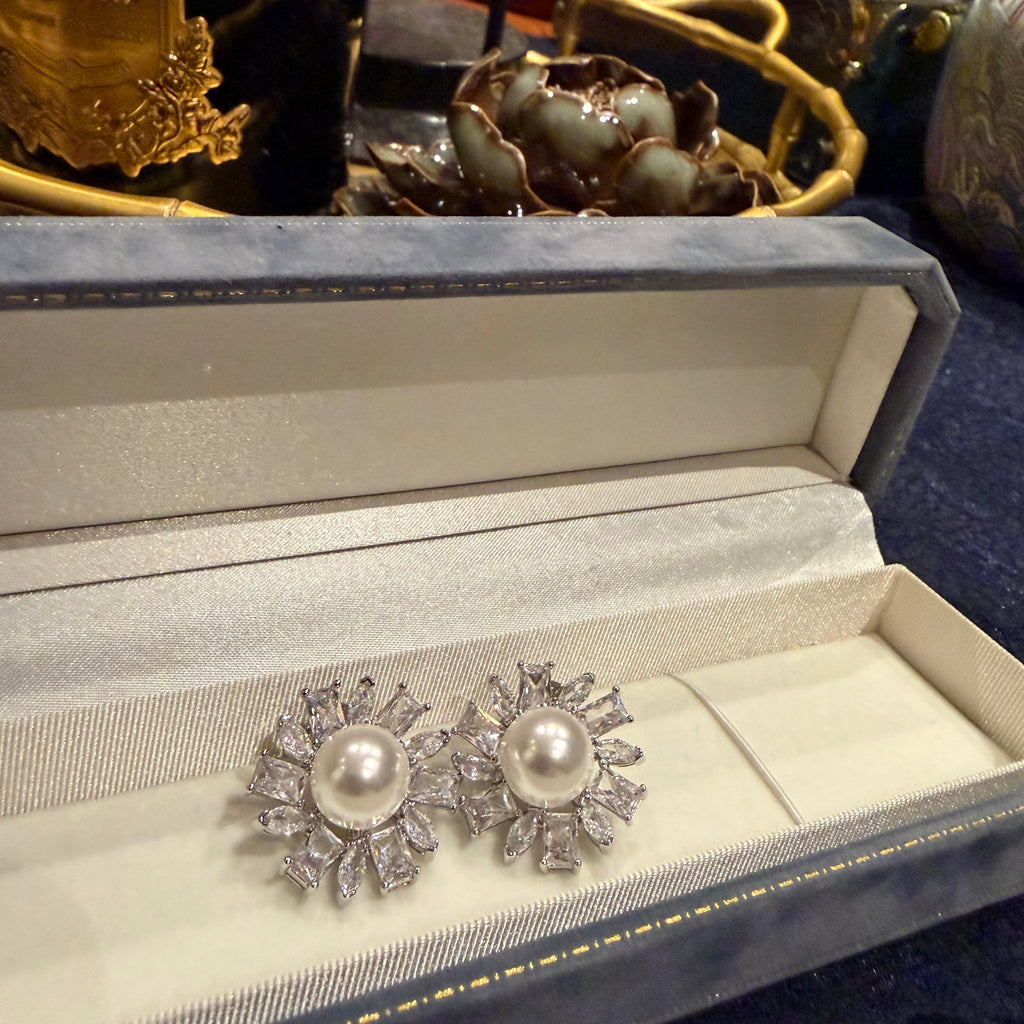 Pearl earrings