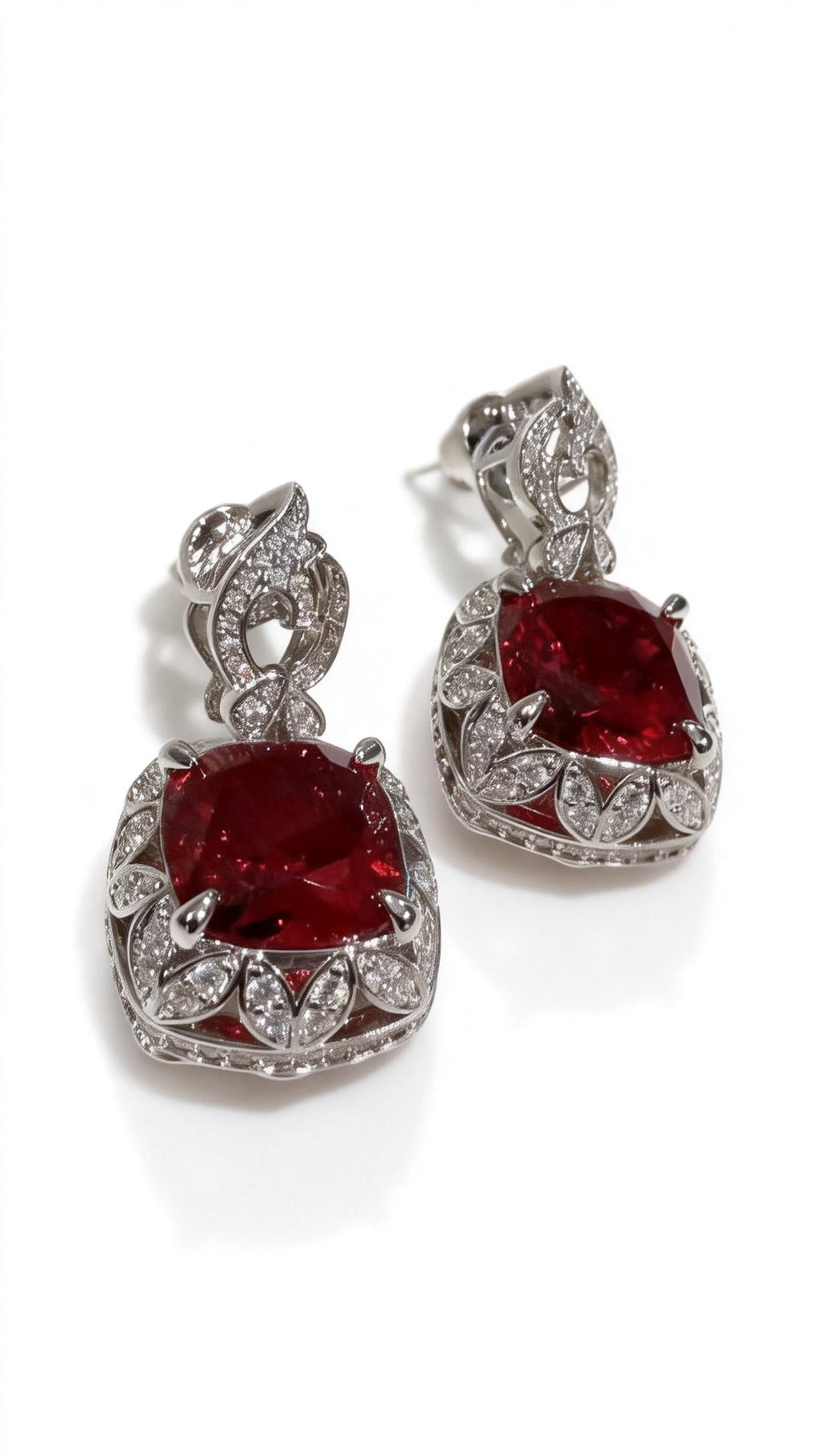 Gemstone earrings
