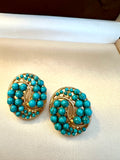 Pine stone earrings