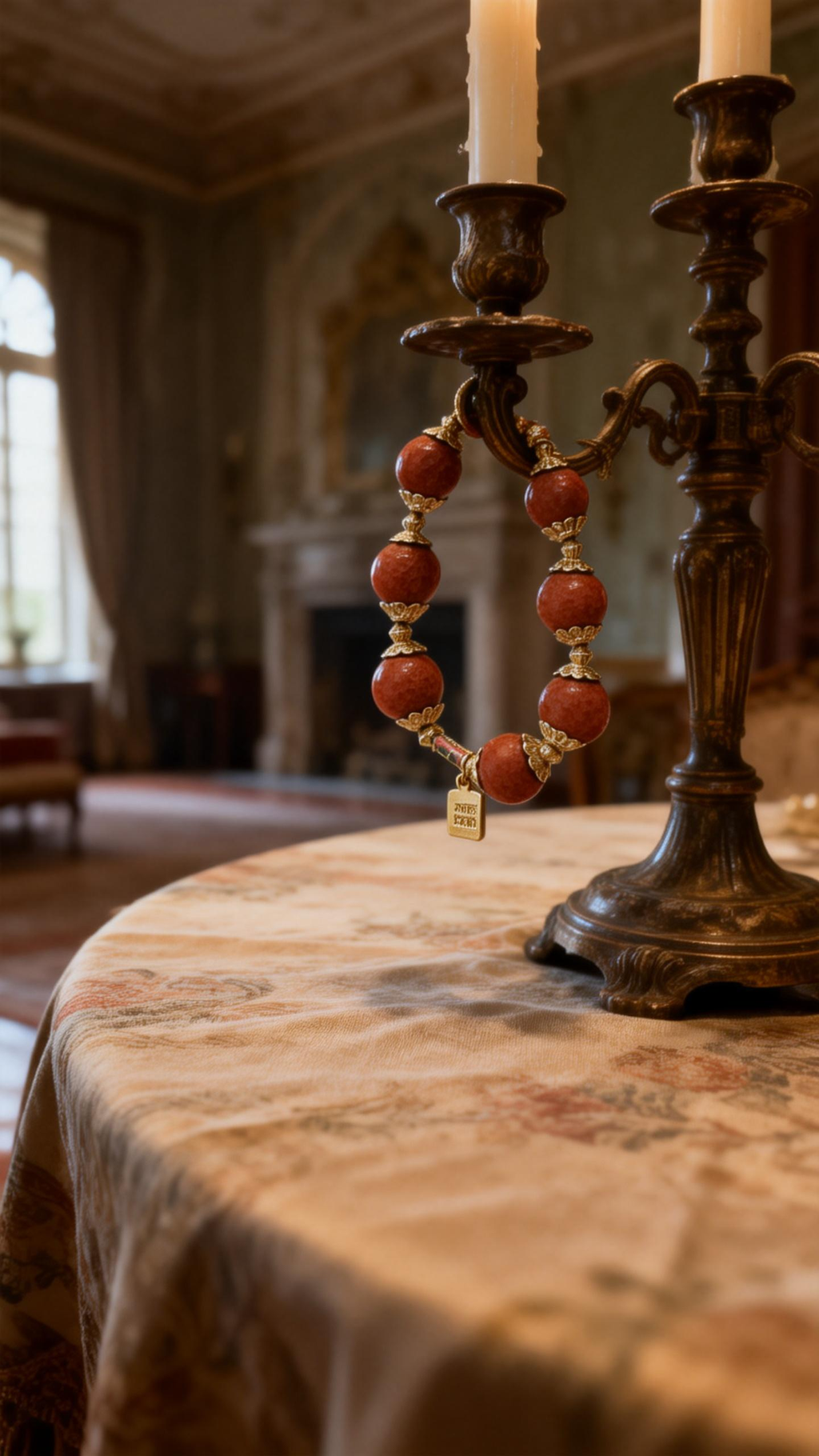 Vermilion bracelet